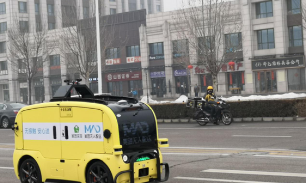 美团在北京用无人车送菜，京东苏宁也在尝试